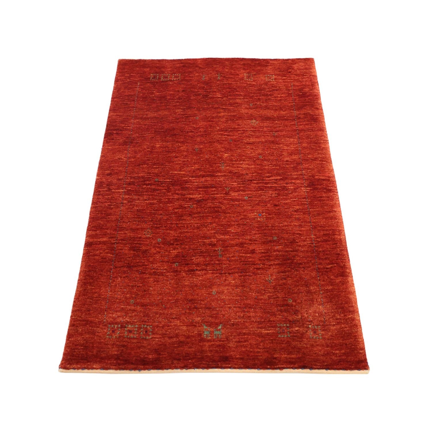Gabbeh-tæppe - Kashkuli Persisk - 127 x 78 cm - orange