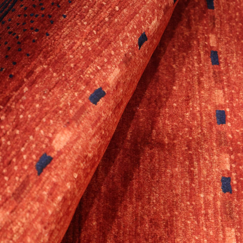 Gabbeh-tæppe - Kashkuli Persisk - 119 x 96 cm - mørkerød