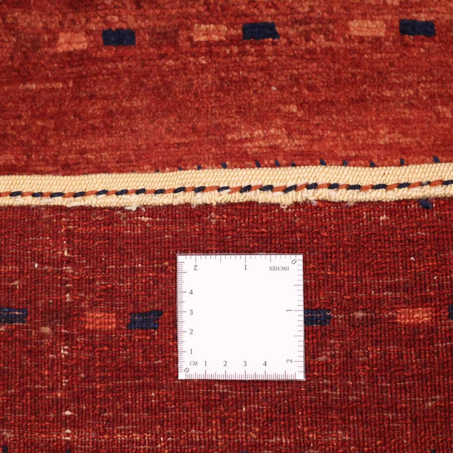 Gabbeh-tæppe - Kashkuli Persisk - 119 x 96 cm - mørkerød