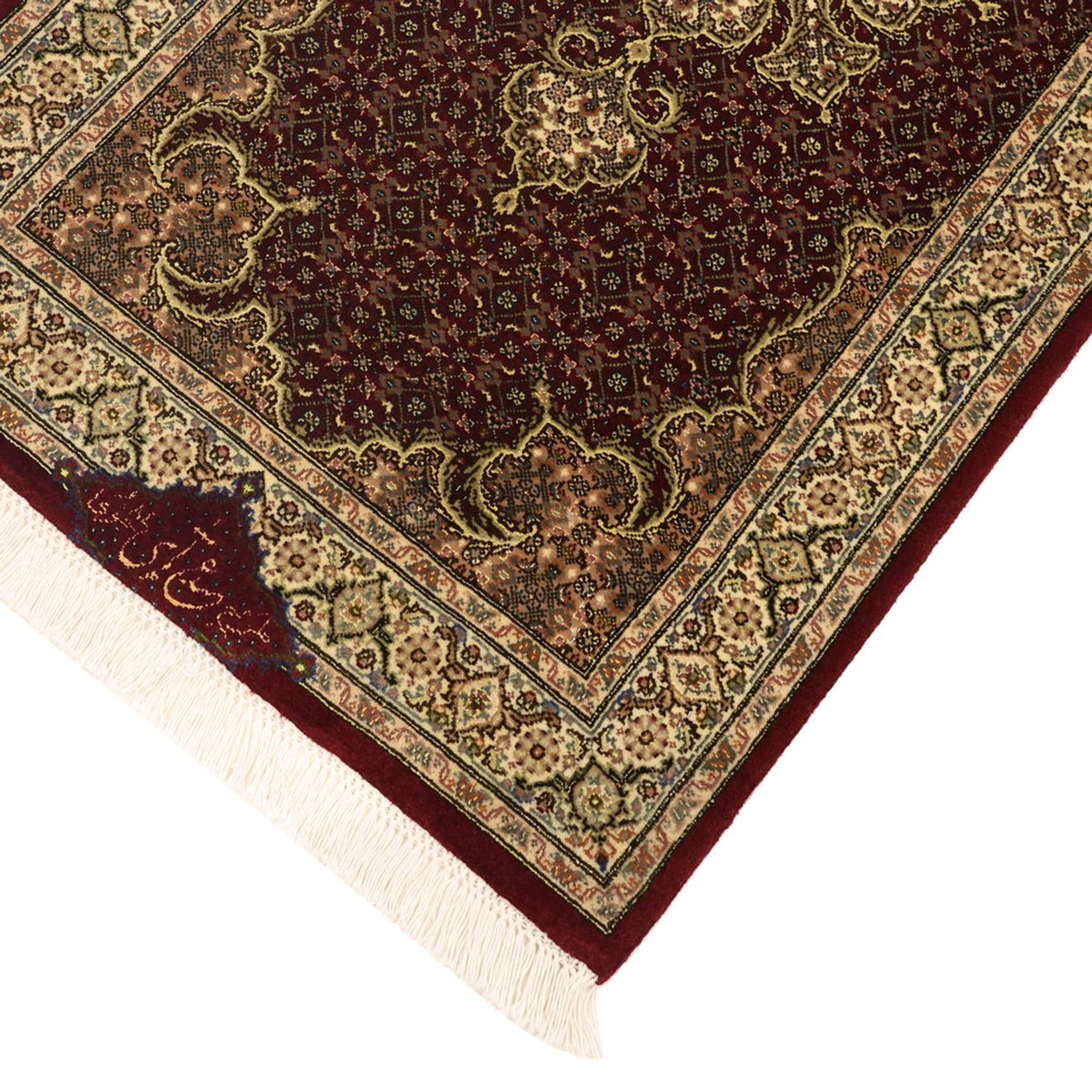 Persisk tæppe - Tabriz - Royal - Royal - 112 x 59 cm - mørk beige