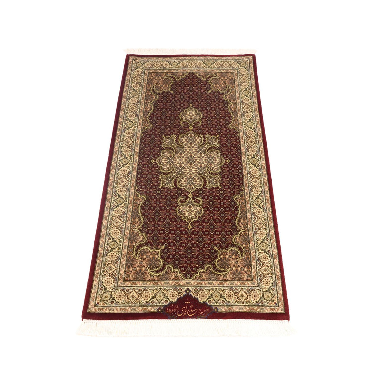 Persisk tæppe - Tabriz - Royal - Royal - 112 x 59 cm - mørk beige
