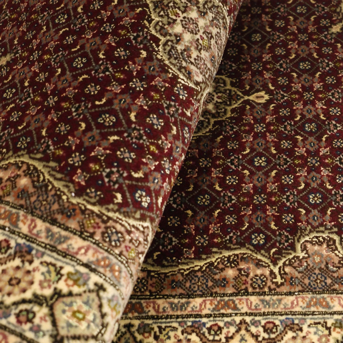 Persisk tæppe - Tabriz - Royal - Royal - 111 x 57 cm - mørk beige