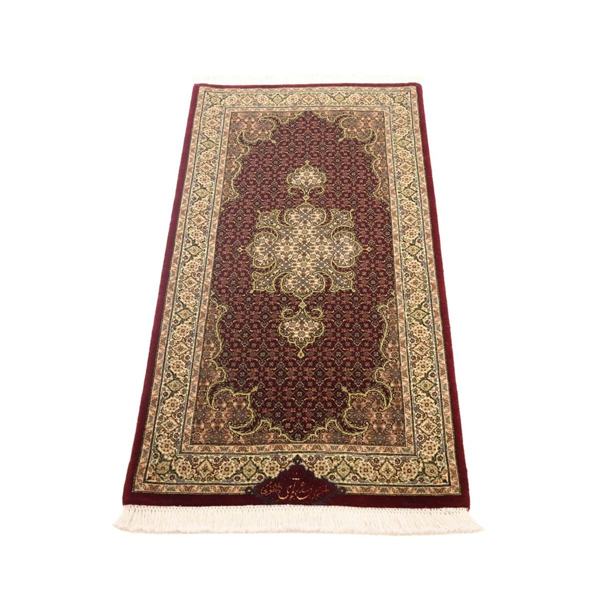 Persisk tæppe - Tabriz - Royal - Royal - 111 x 57 cm - mørk beige
