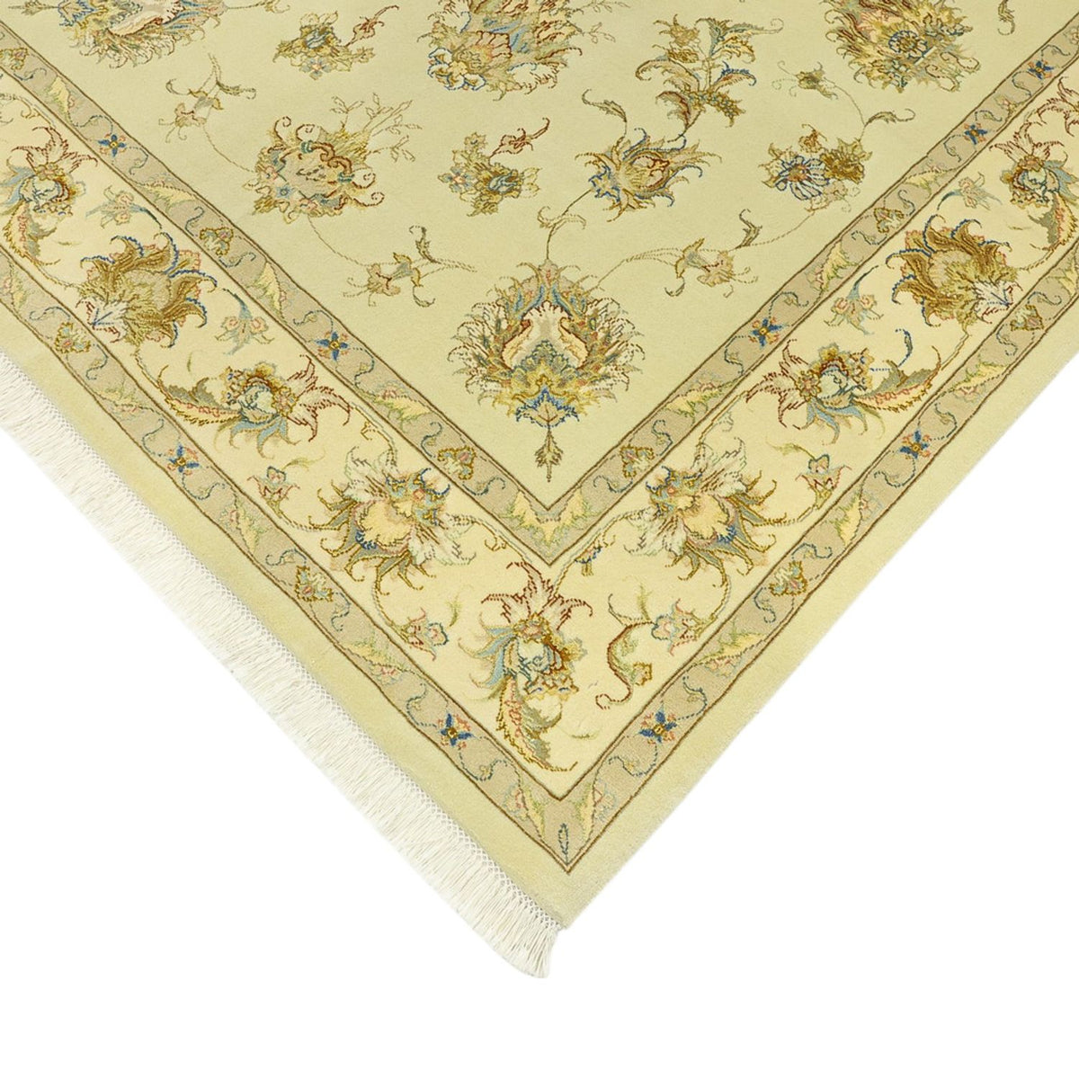 Persisk tæppe - Tabriz - Royal - 203 x 145 cm - beige