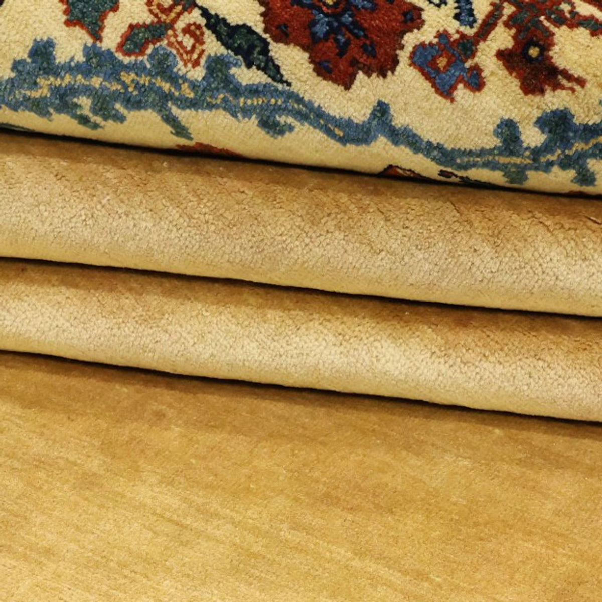 Gabbeh Tæppe - Loribaft Persisk - 294 x 199 cm - beige