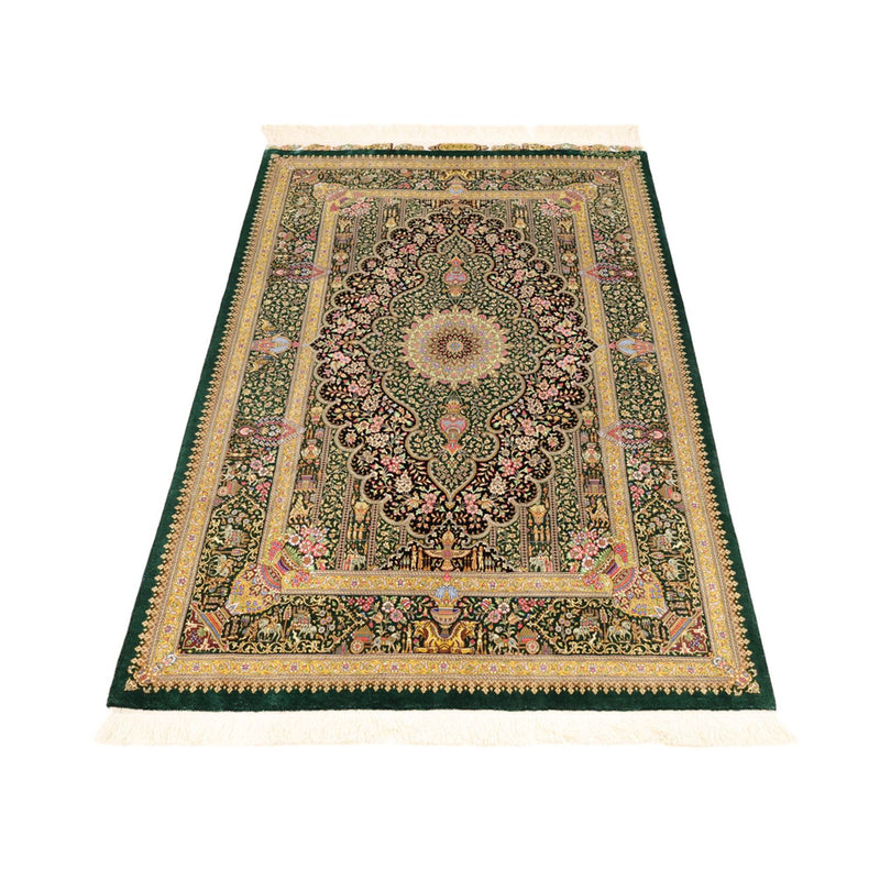 Persisk tæppe - Ghom - Royal - 156 x 99 cm - mørk beige