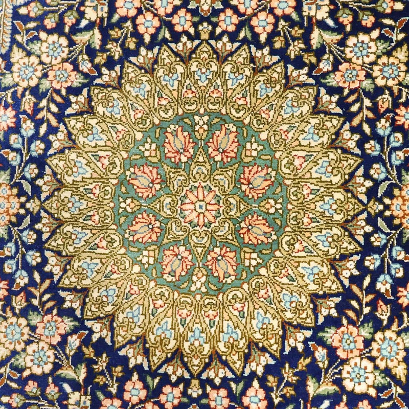 Persisk tæppe - Ghom - Royal - 126 x 76 cm - flerfarvet
