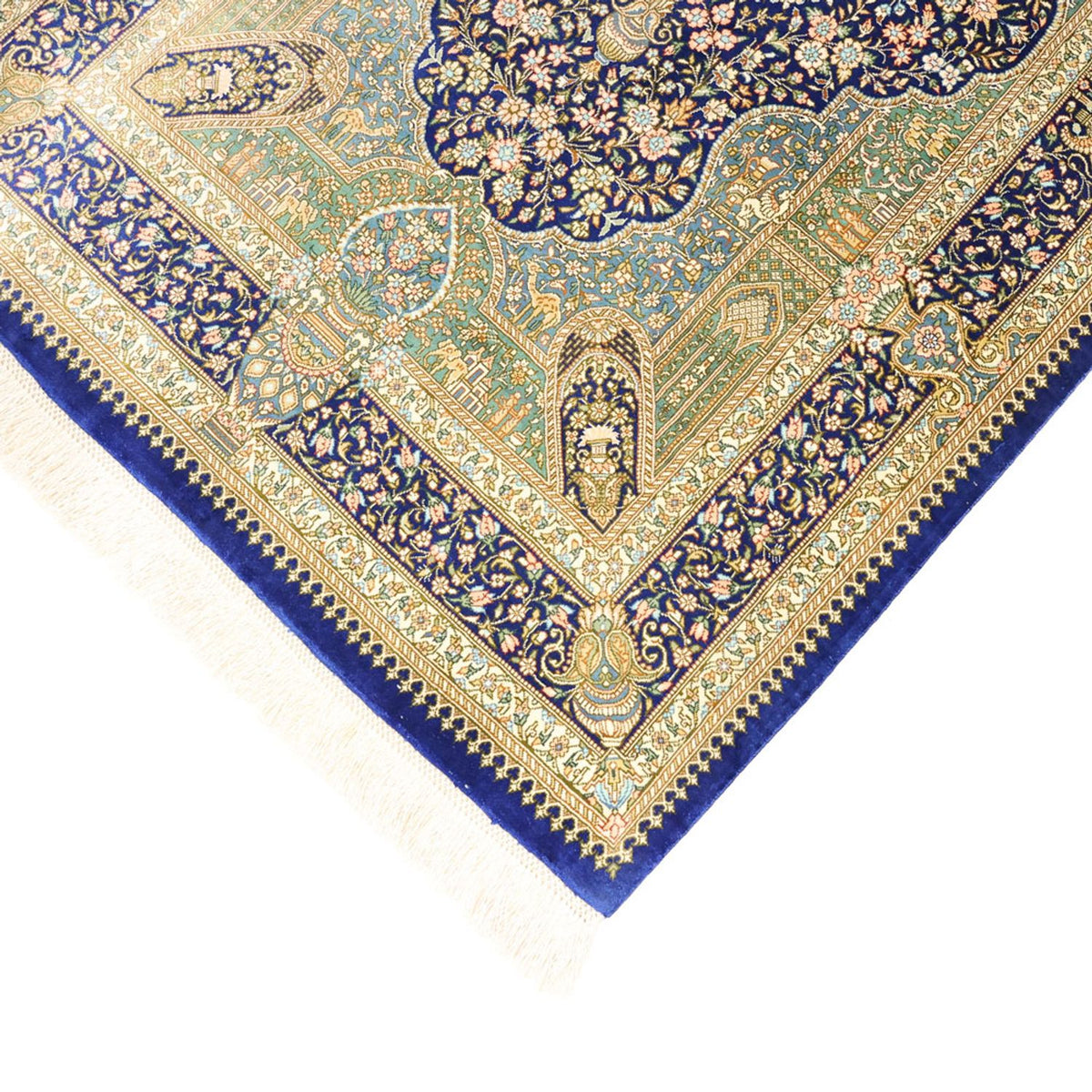 Persisk tæppe - Ghom - Royal - 126 x 76 cm - flerfarvet
