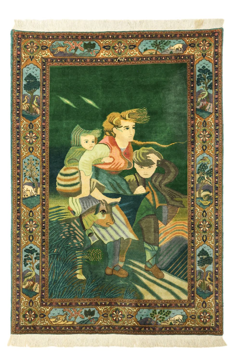 Persisk tæppe - Tabriz - Royal - 153 x 103 cm - flerfarvet