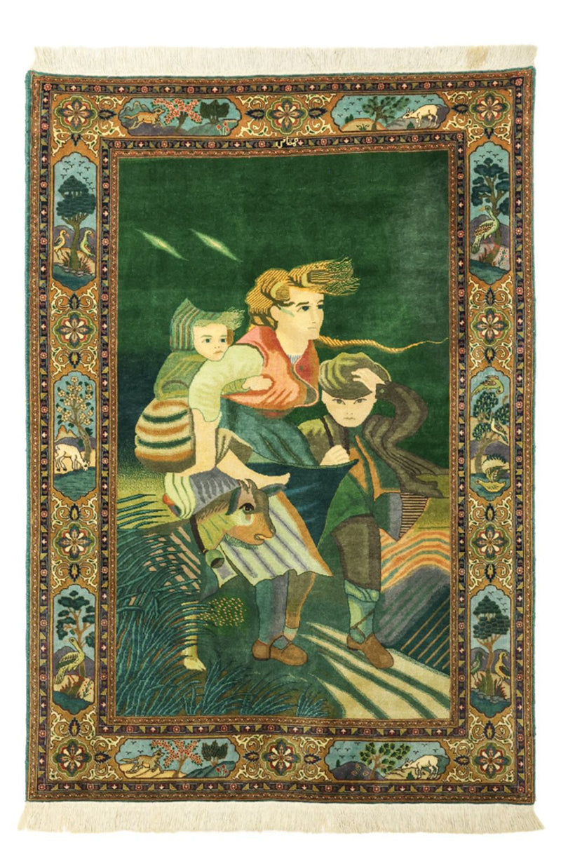 Persisk tæppe - Tabriz - Royal - 153 x 103 cm - flerfarvet