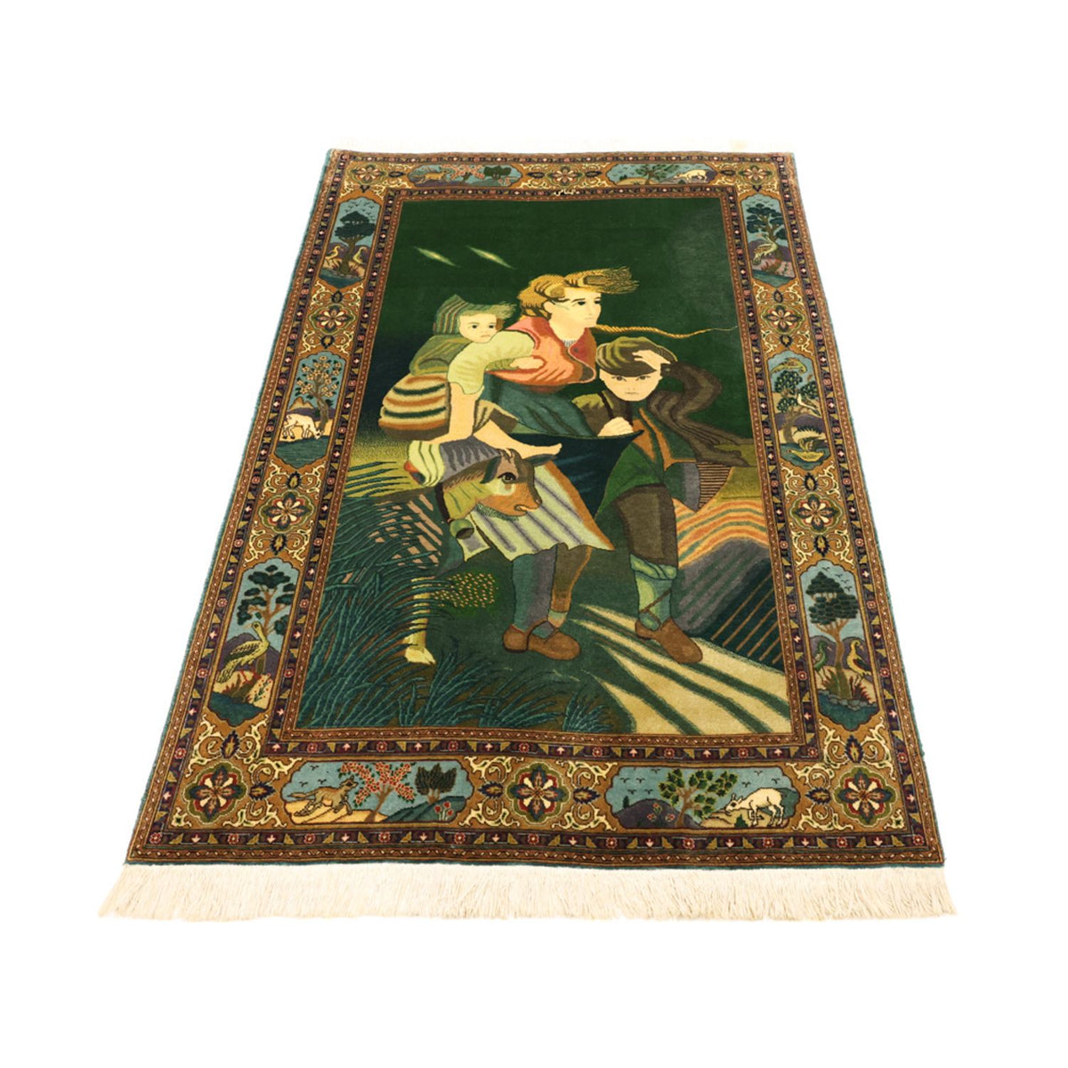 Persisk tæppe - Tabriz - Royal - 153 x 103 cm - flerfarvet