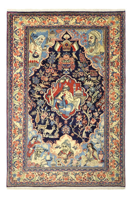 Persisk tæppe - Tabriz - 197 x 136 cm - flerfarvet