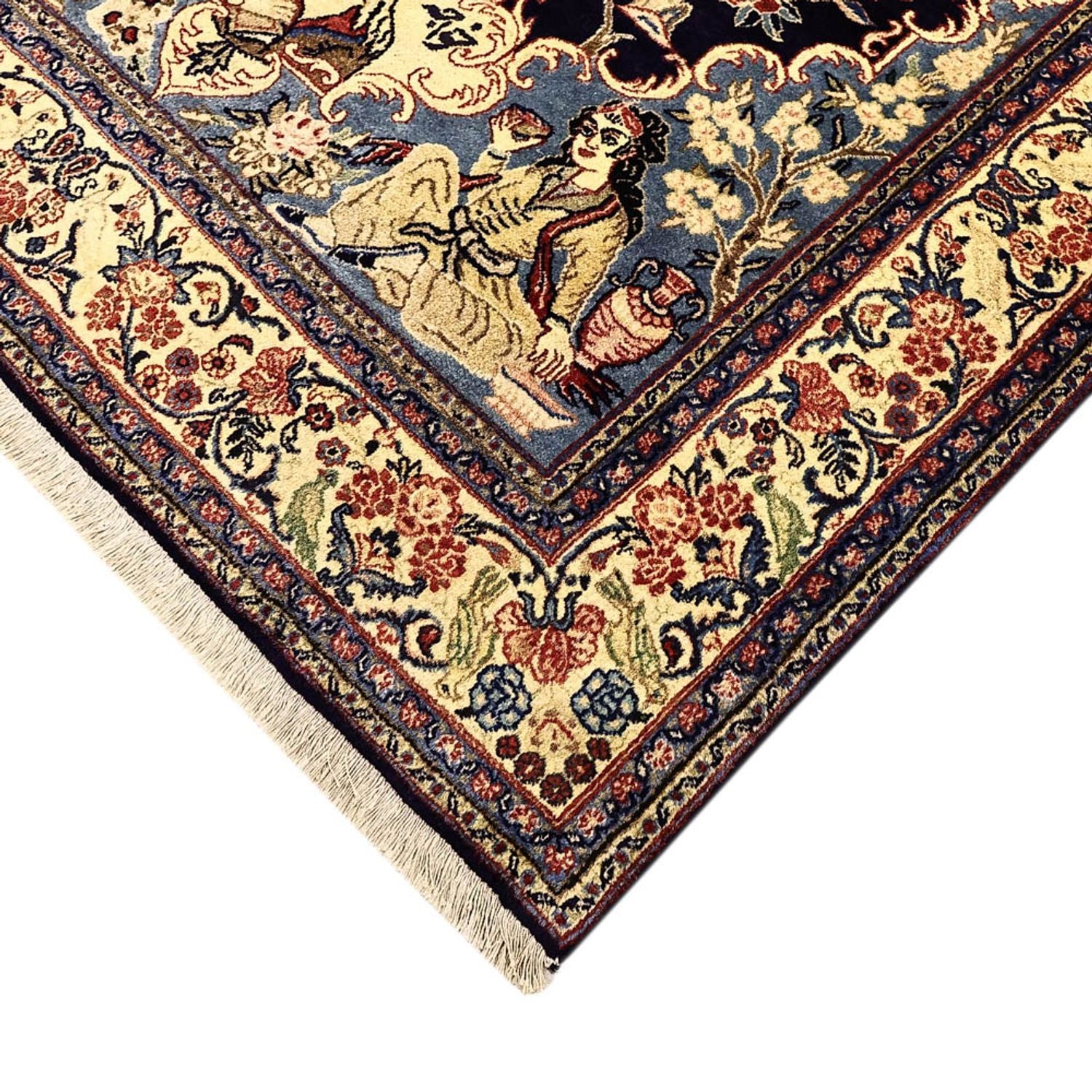 Persisk tæppe - Tabriz - 197 x 136 cm - flerfarvet