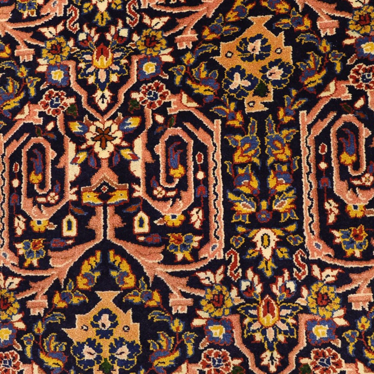 Persisk tæppe - Classic - 158 x 104 cm - mørkerød