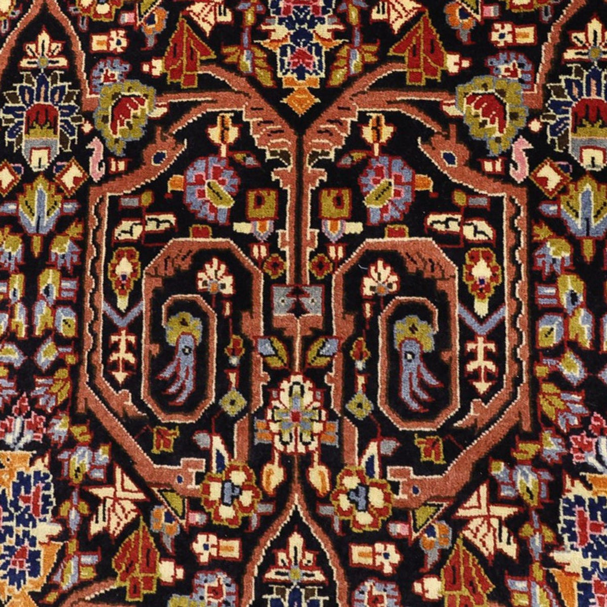 Persisk tæppe - Classic - 147 x 103 cm - mørkerød