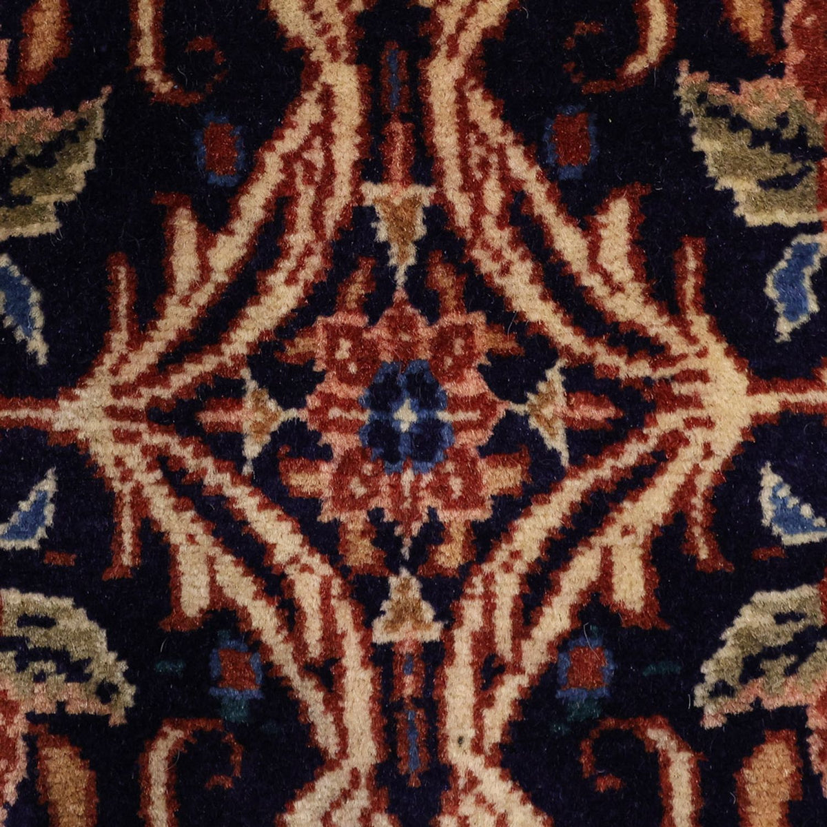 Persisk tæppe - Bijar - Royal - 161 x 113 cm - mørkeblå