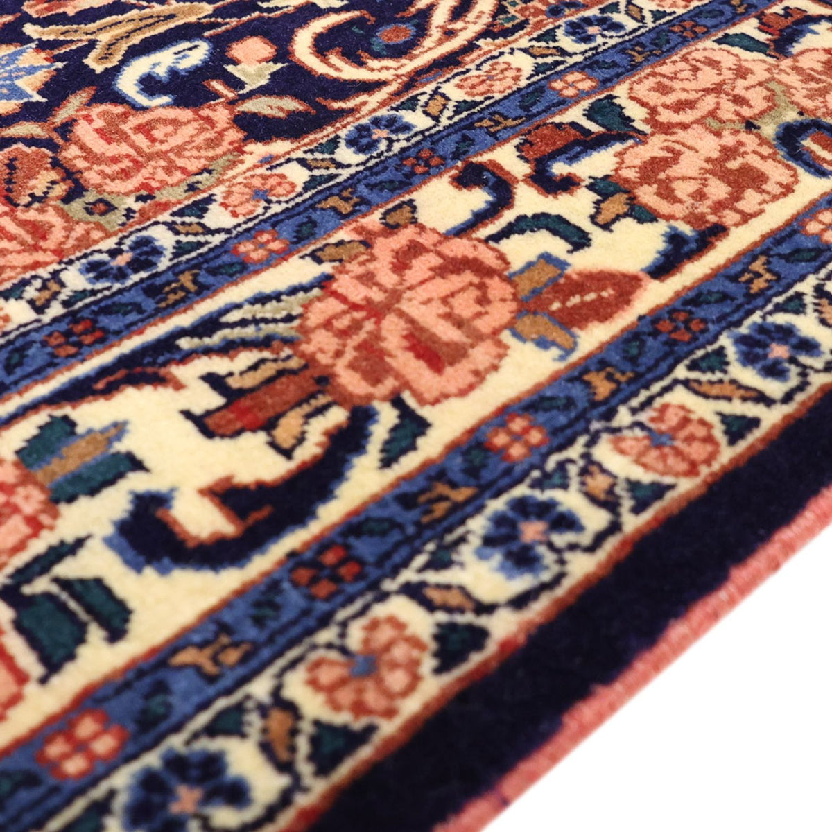 Persisk tæppe - Bijar - Royal - 161 x 113 cm - mørkeblå