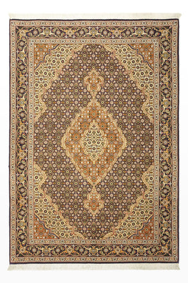 Persisk tæppe - Tabriz - Royal - 152 x 104 cm - mørk beige