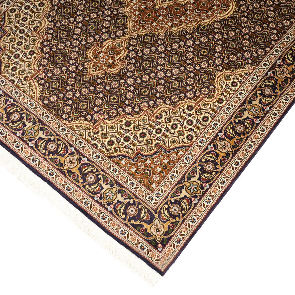 Persisk tæppe - Tabriz - Royal - 152 x 104 cm - mørk beige