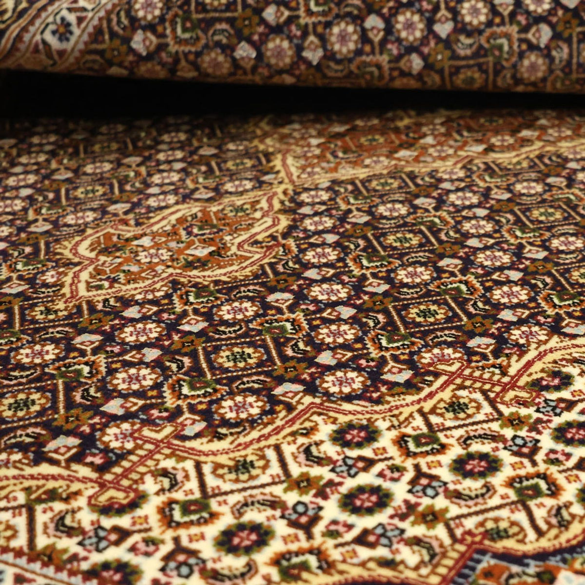Persisk tæppe - Tabriz - Royal - 152 x 104 cm - mørk beige