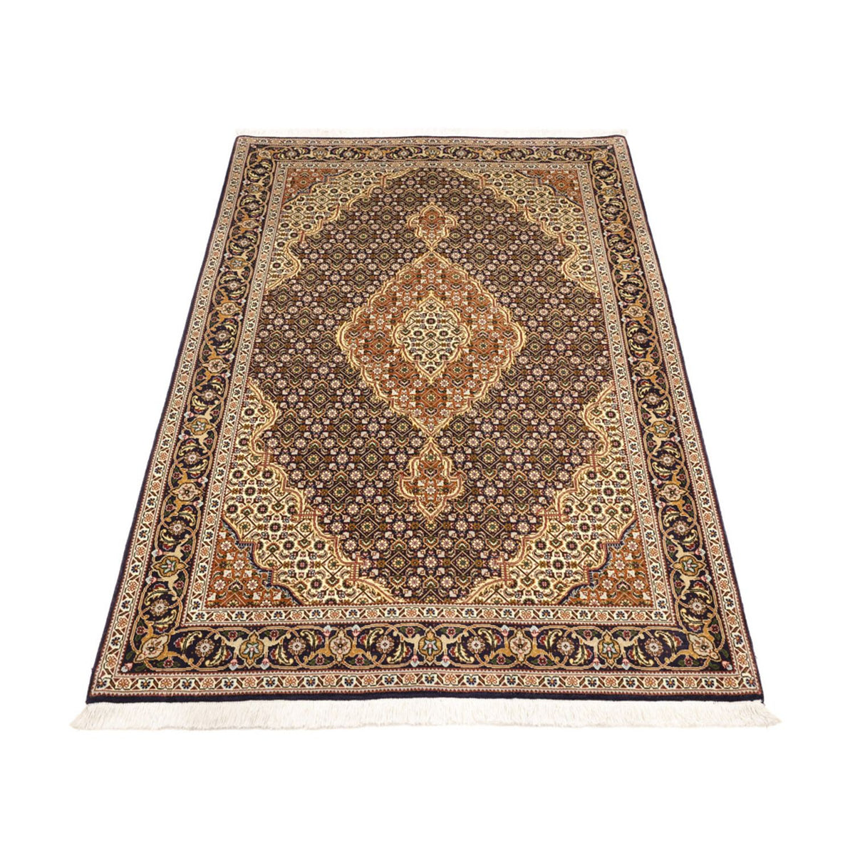 Persisk tæppe - Tabriz - Royal - 152 x 104 cm - mørk beige