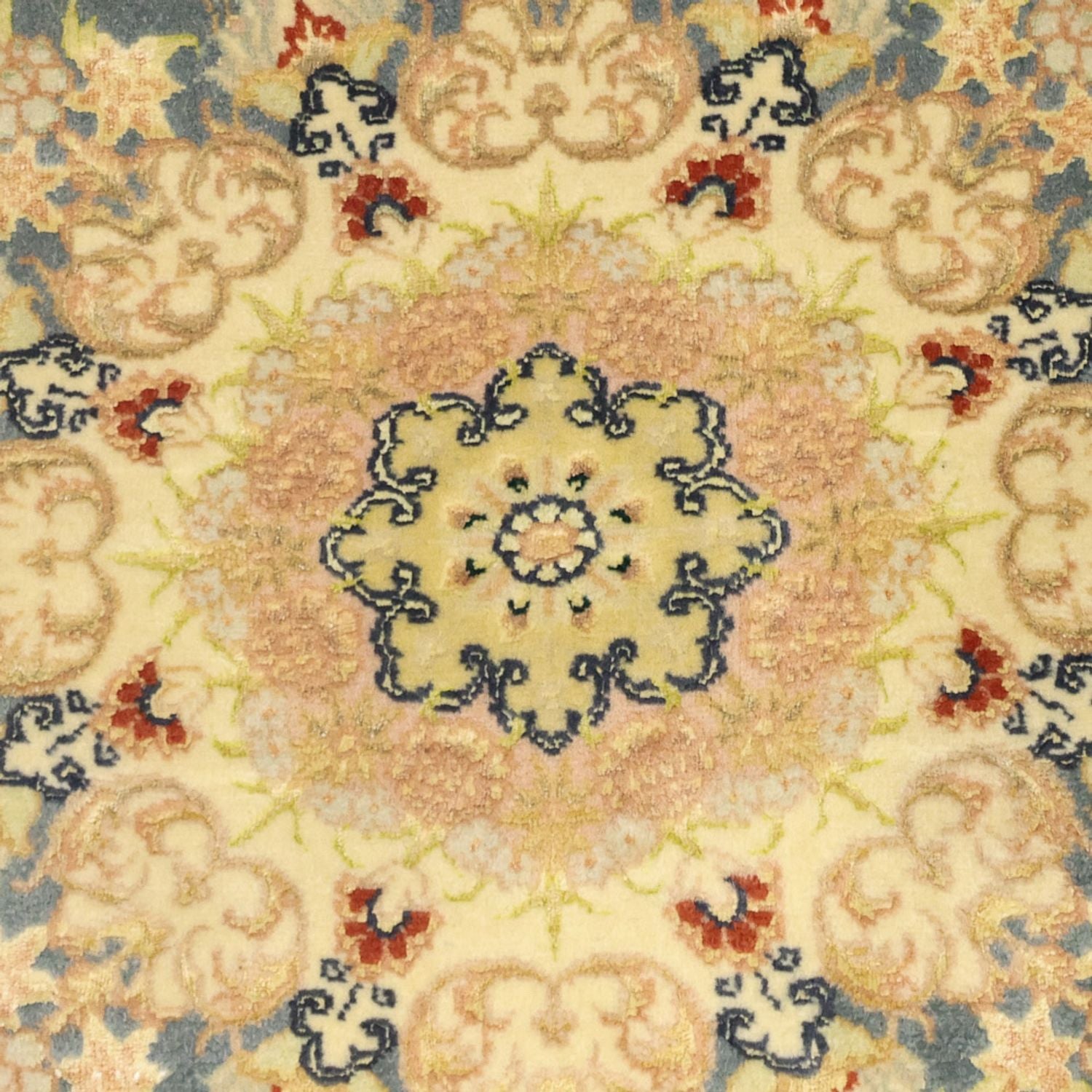 Persisk tæppe - Tabriz - Royal - 118 x 81 cm - lyseblå