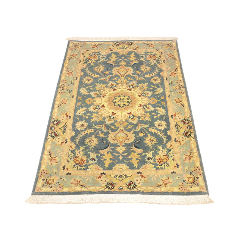 Persisk tæppe - Tabriz - Royal - 118 x 81 cm - lyseblå