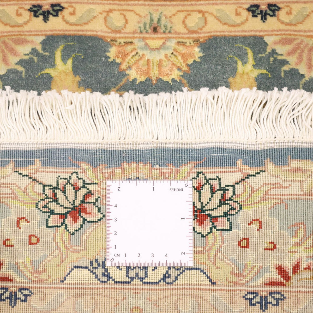 Persisk tæppe - Tabriz - Royal - 118 x 81 cm - lyseblå