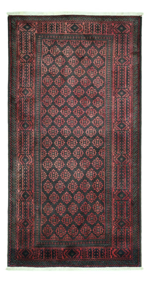 Løber Baluch-tæppe - 207 x 111 cm - mørkeblå