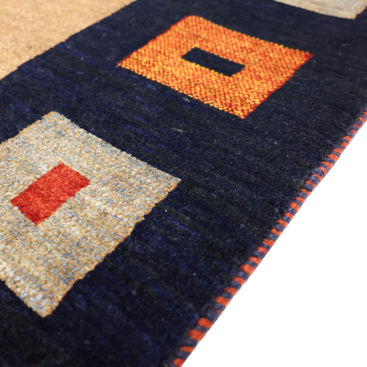 Gabbeh Tæppe - Loribaft Persisk - 156 x 105 cm - flerfarvet