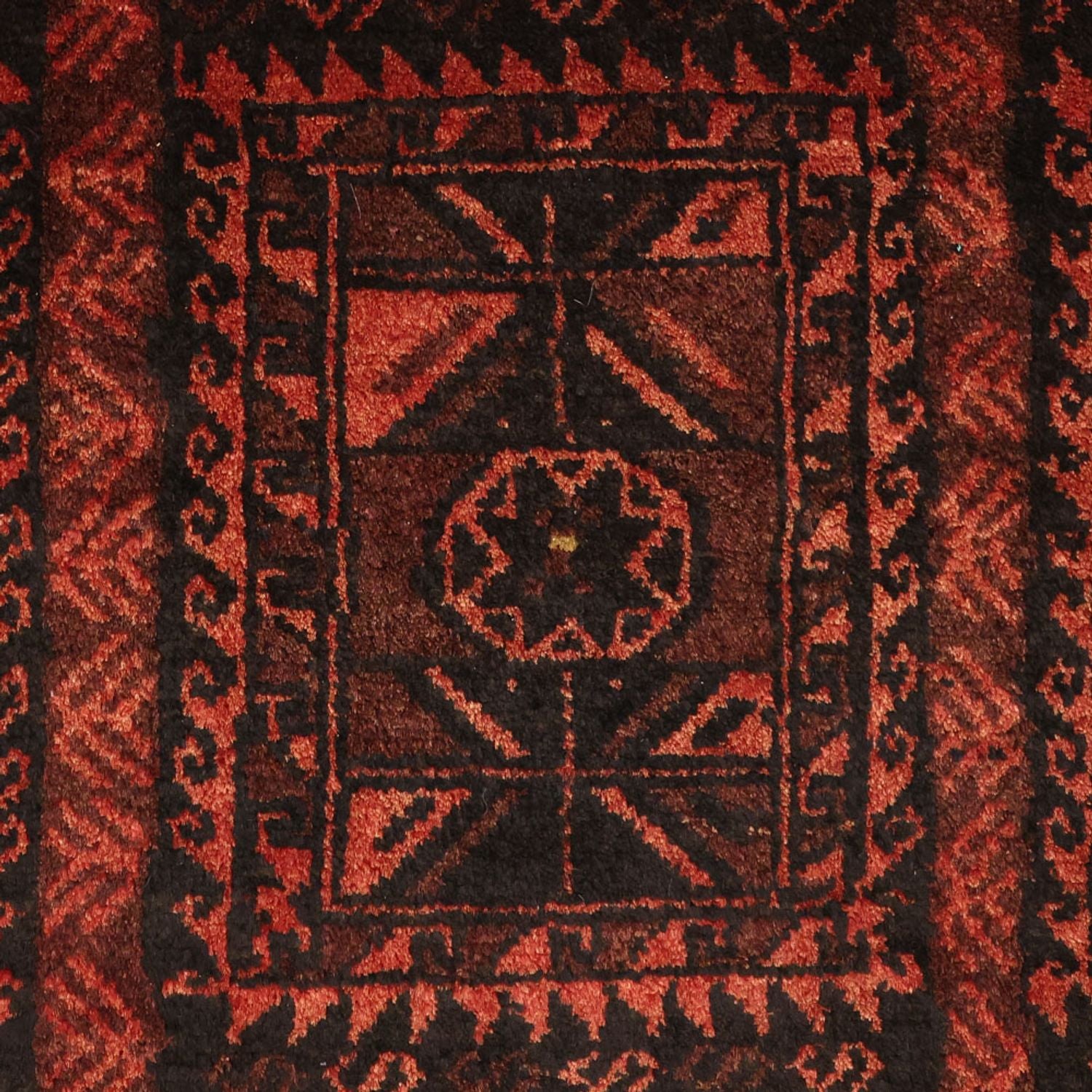 Baluch-tæppe - 205 x 117 cm - mørkerød