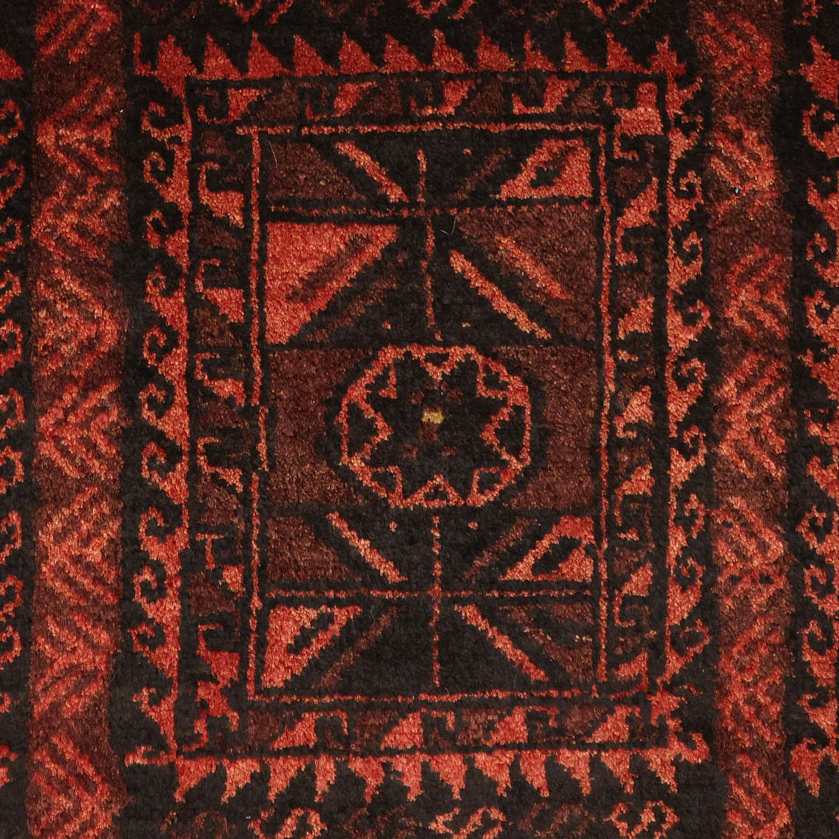 Baluch-tæppe - 205 x 117 cm - mørkerød