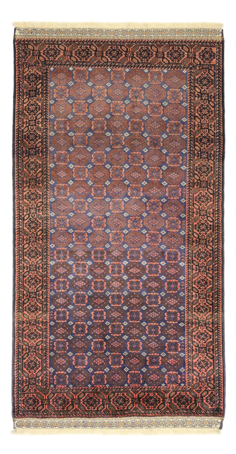 Løber Baluch-tæppe - 185 x 100 cm - mørkeblå