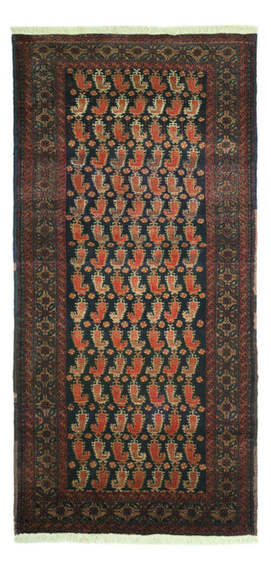 Løber Baluch-tæppe - 212 x 102 cm - mørk beige