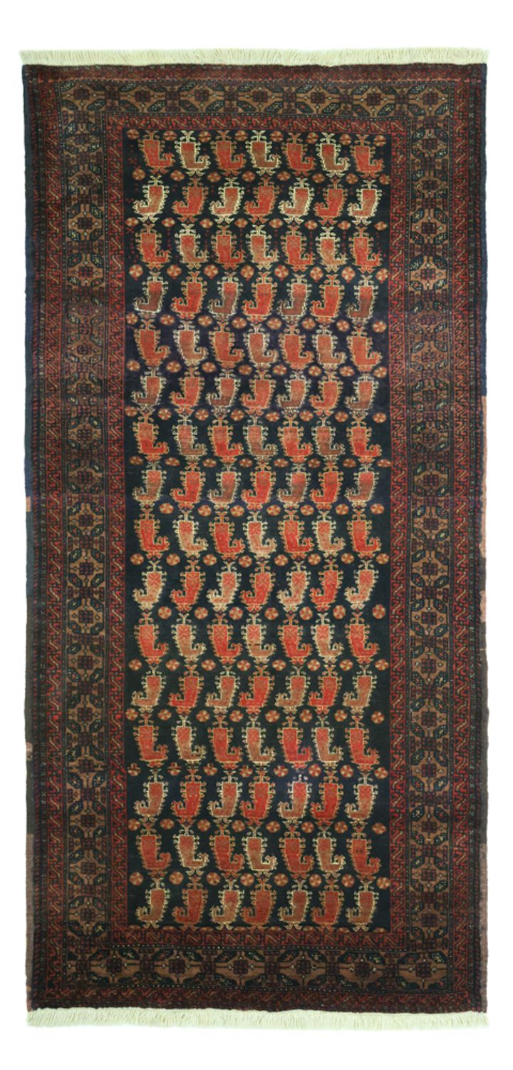 Løber Baluch-tæppe - 212 x 102 cm - mørk beige
