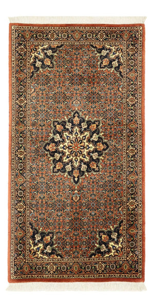 Persisk tæppe - Bijar - 136 x 70 cm - mørk beige