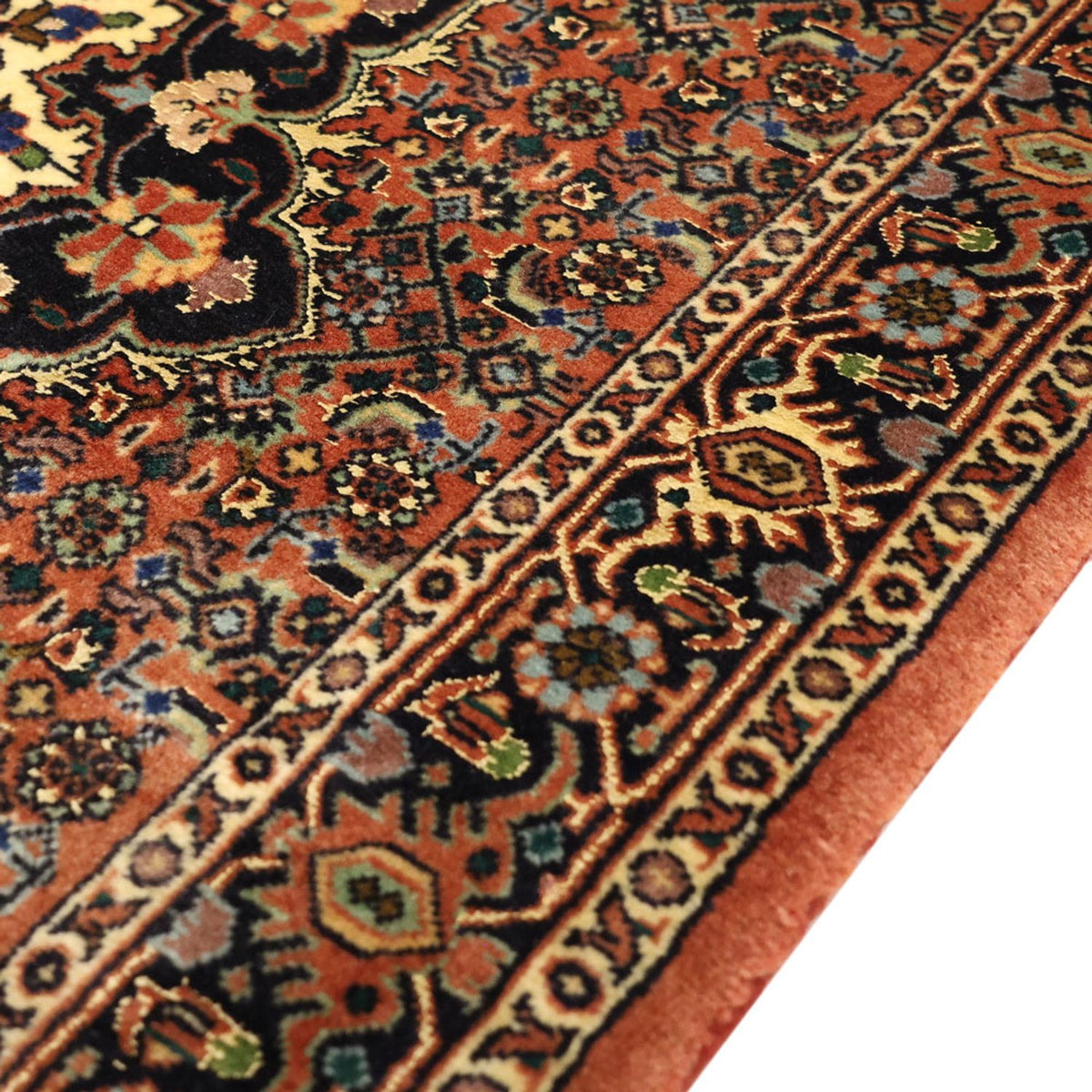 Persisk tæppe - Bijar - 136 x 70 cm - mørk beige