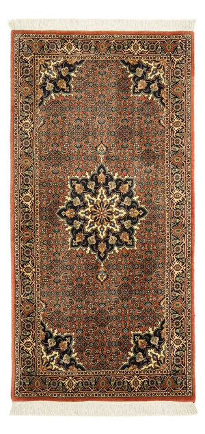 Persisk tæppe - Bijar - 140 x 69 cm - mørk beige