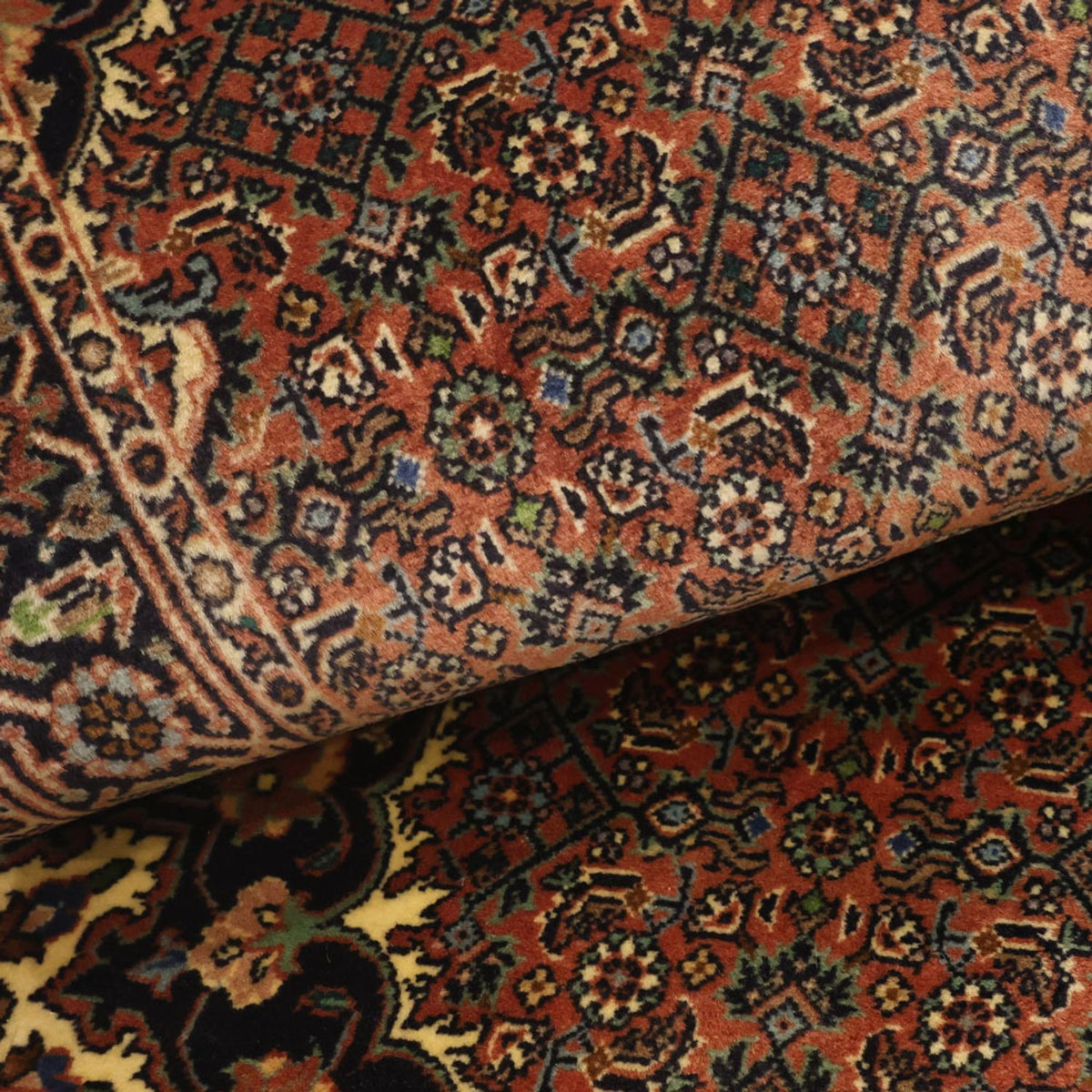 Persisk tæppe - Bijar - 140 x 69 cm - mørk beige