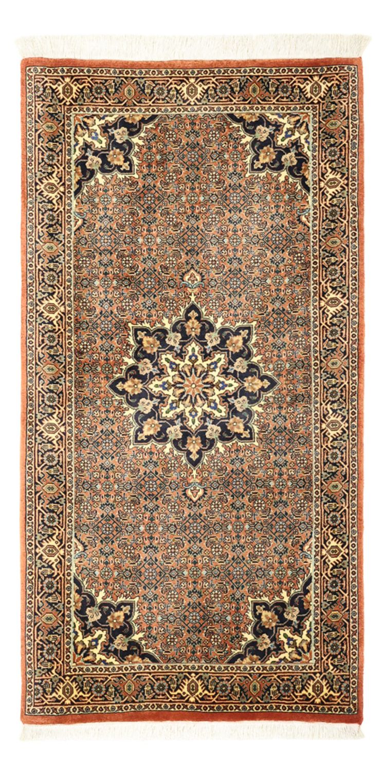 Persisk tæppe - Bijar - 139 x 72 cm - mørk beige