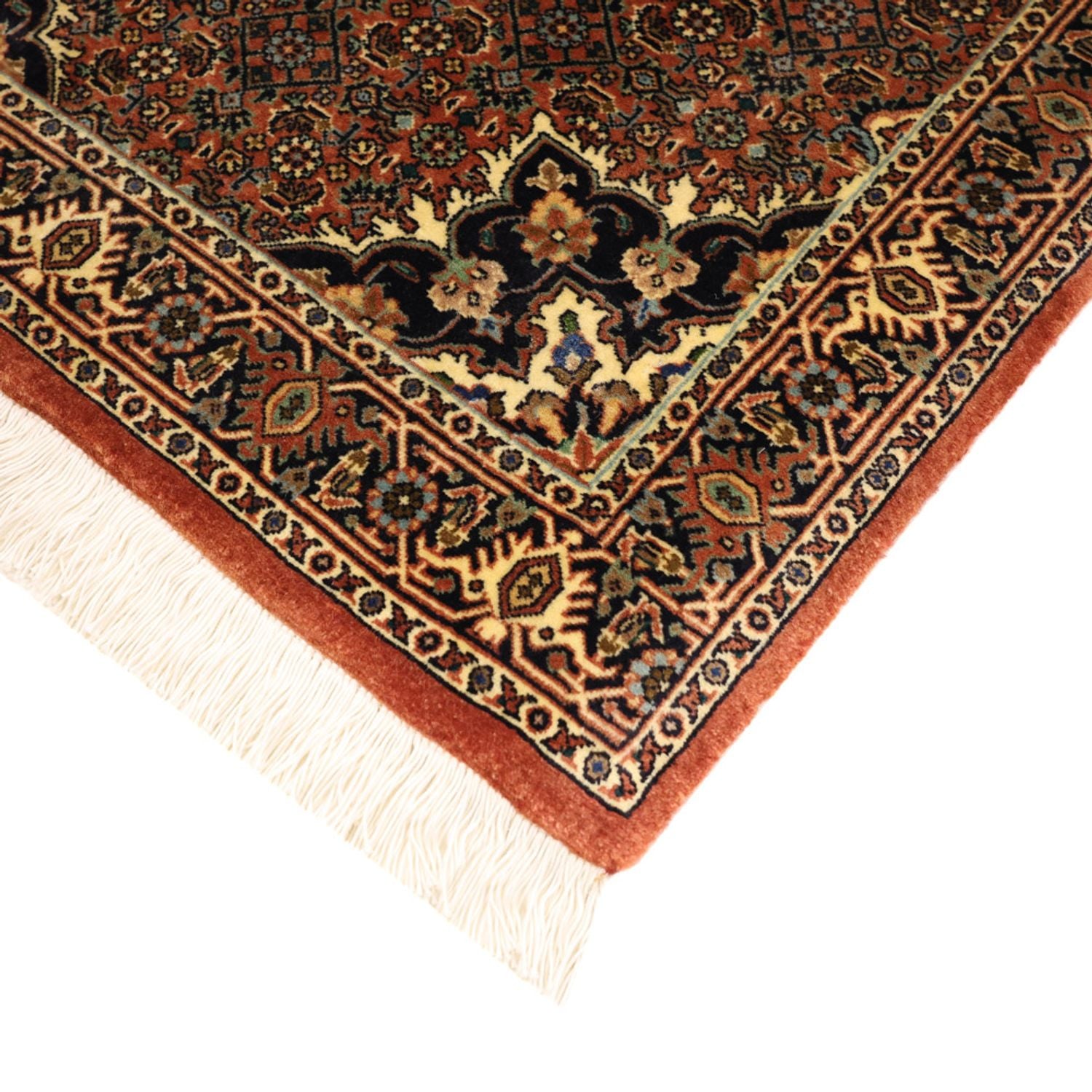 Persisk tæppe - Bijar - 139 x 72 cm - mørk beige