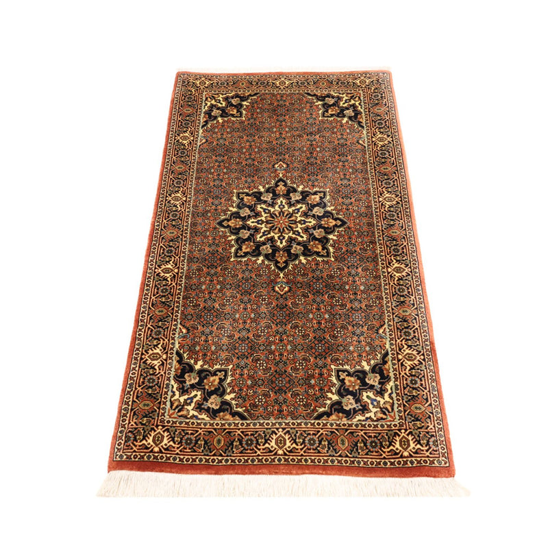 Persisk tæppe - Bijar - 139 x 72 cm - mørk beige