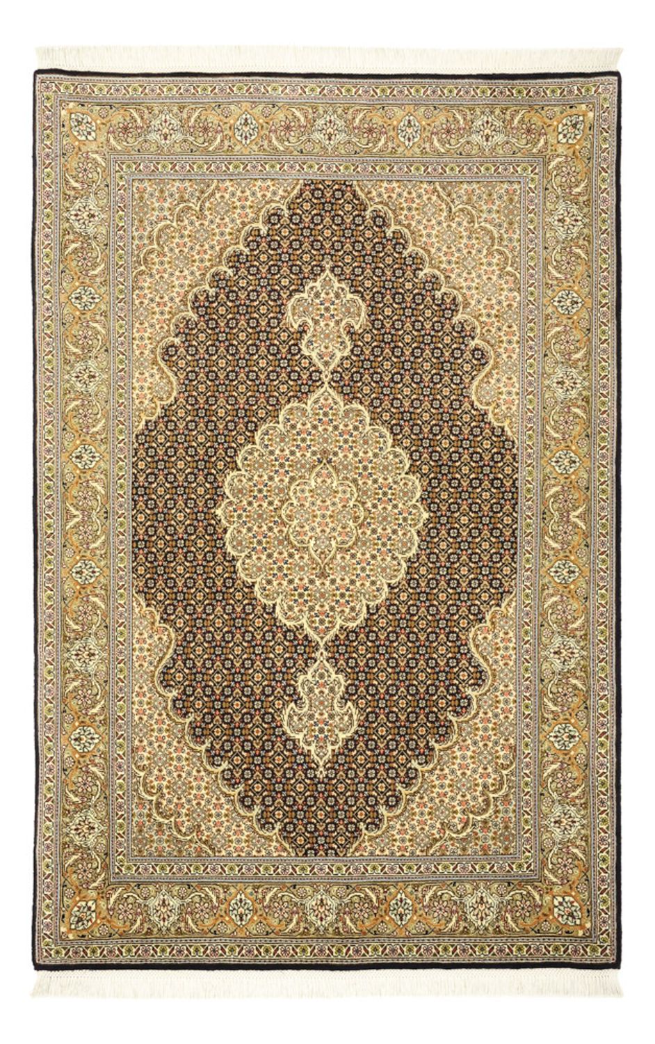 Persisk tæppe - Tabriz - Royal - 154 x 102 cm - mørk beige