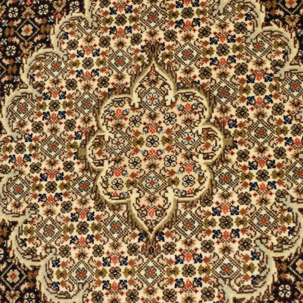 Persisk tæppe - Tabriz - Royal - 154 x 102 cm - mørk beige