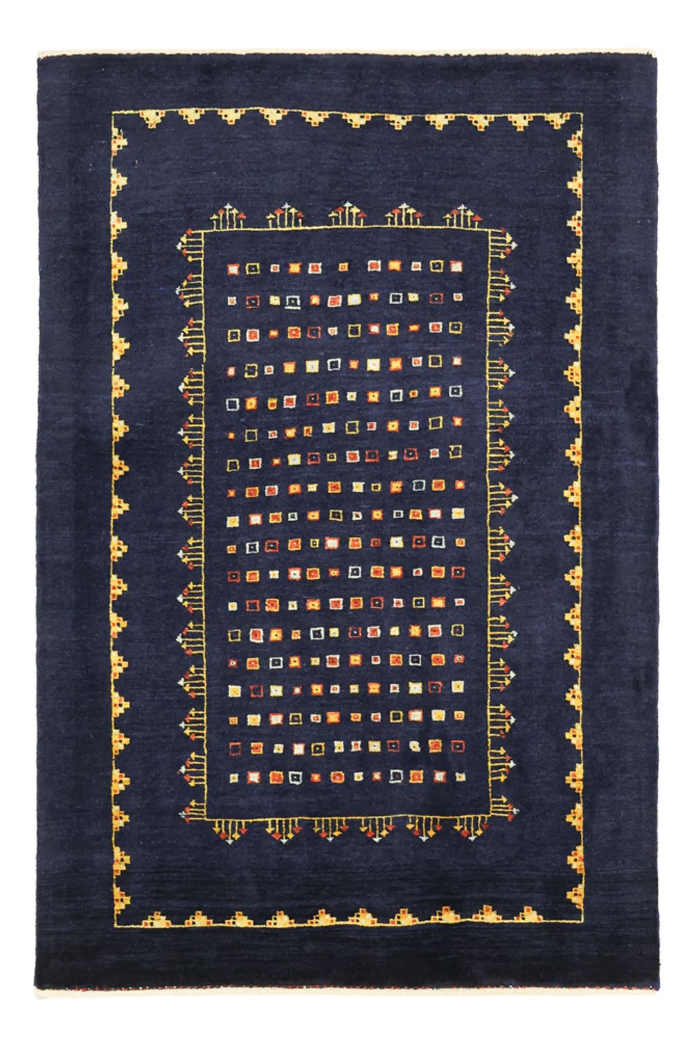 Gabbeh-tæppe - Kashkuli Persisk - 119 x 81 cm - mørkeblå
