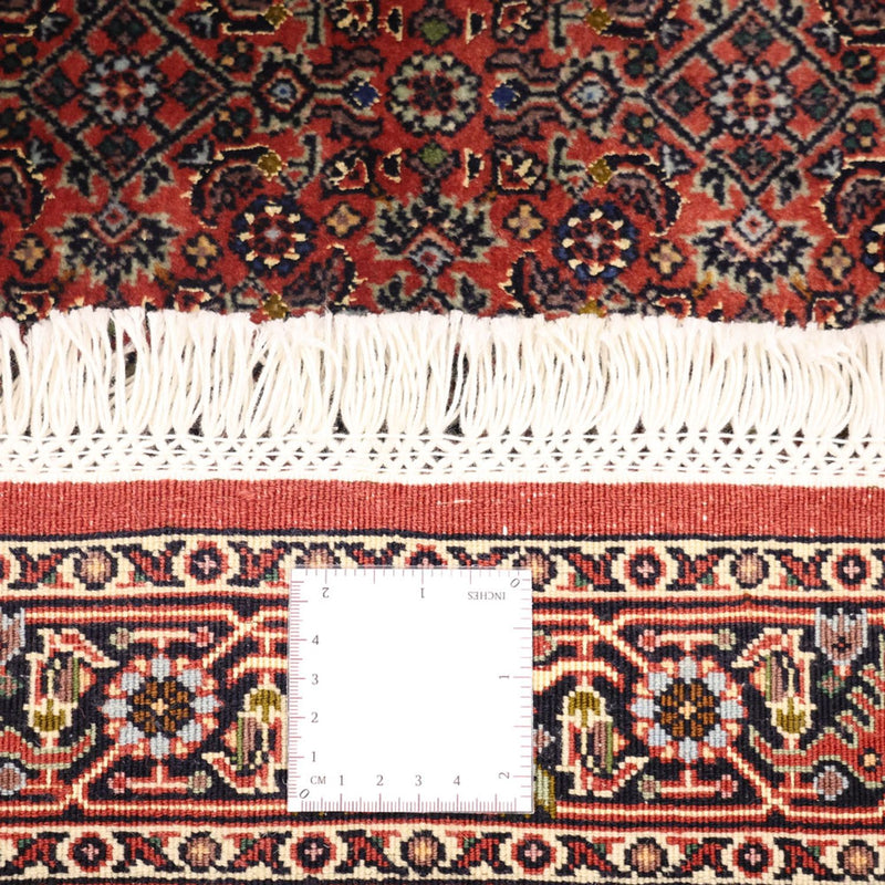 Persisk tæppe - Bijar - 147 x 92 cm - mørkerød