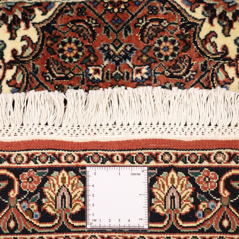 Persisk tæppe - Bijar - 141 x 71 cm - mørkerød