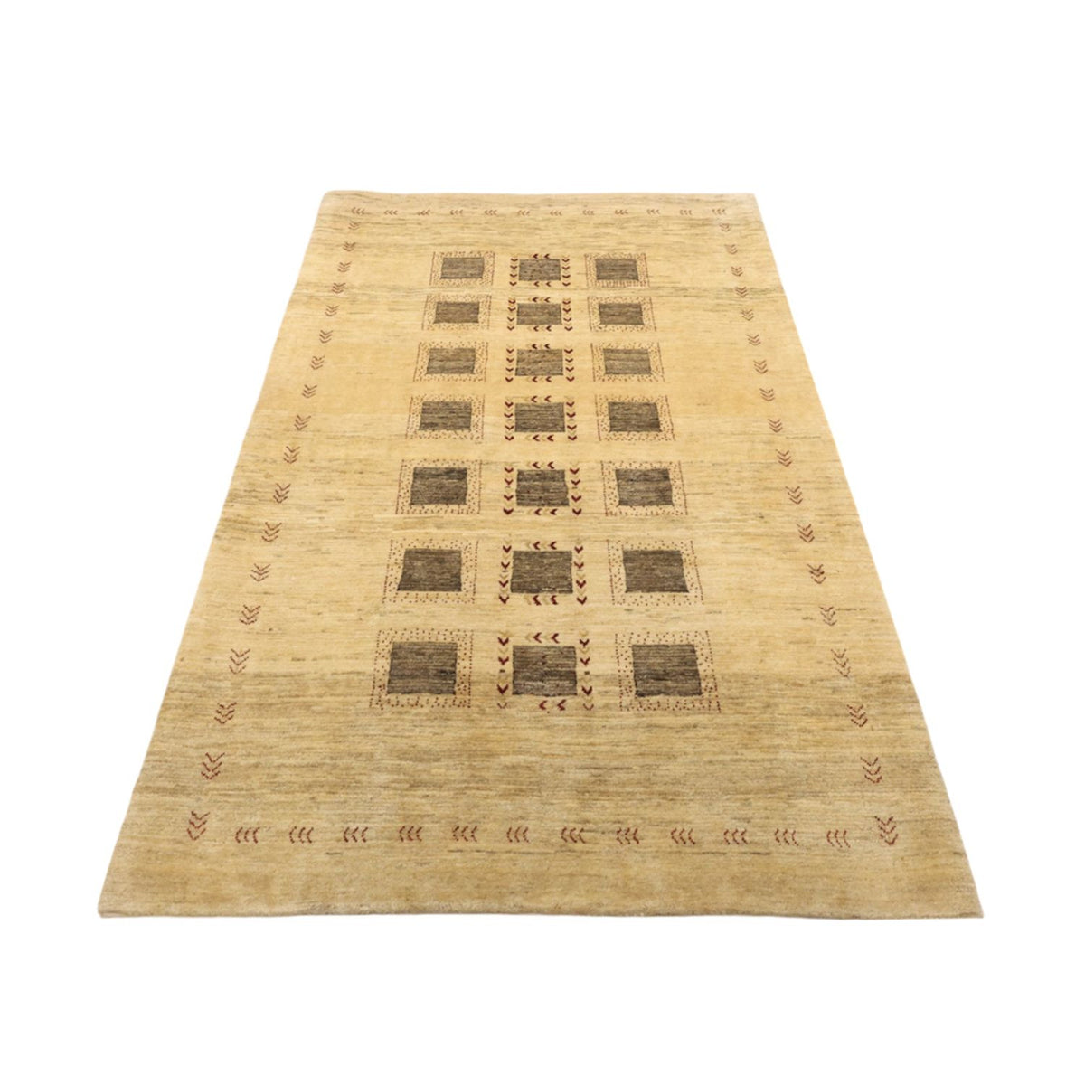 Gabbeh-tæppe - Kashkuli Persisk - 190 x 116 cm - beige