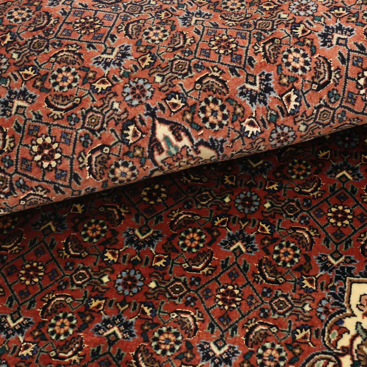 Persisk tæppe - Bijar - 146 x 92 cm - rust