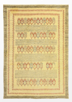 Gabbeh-tæppe - Kashkuli Persisk - 125 x 87 cm - beige